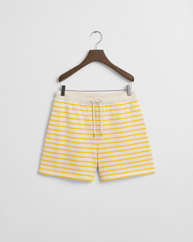 Pantaloncini in jersey a righe Breton