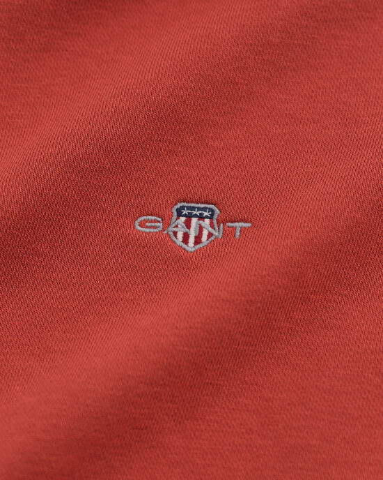 Felpa Shield con zip corta