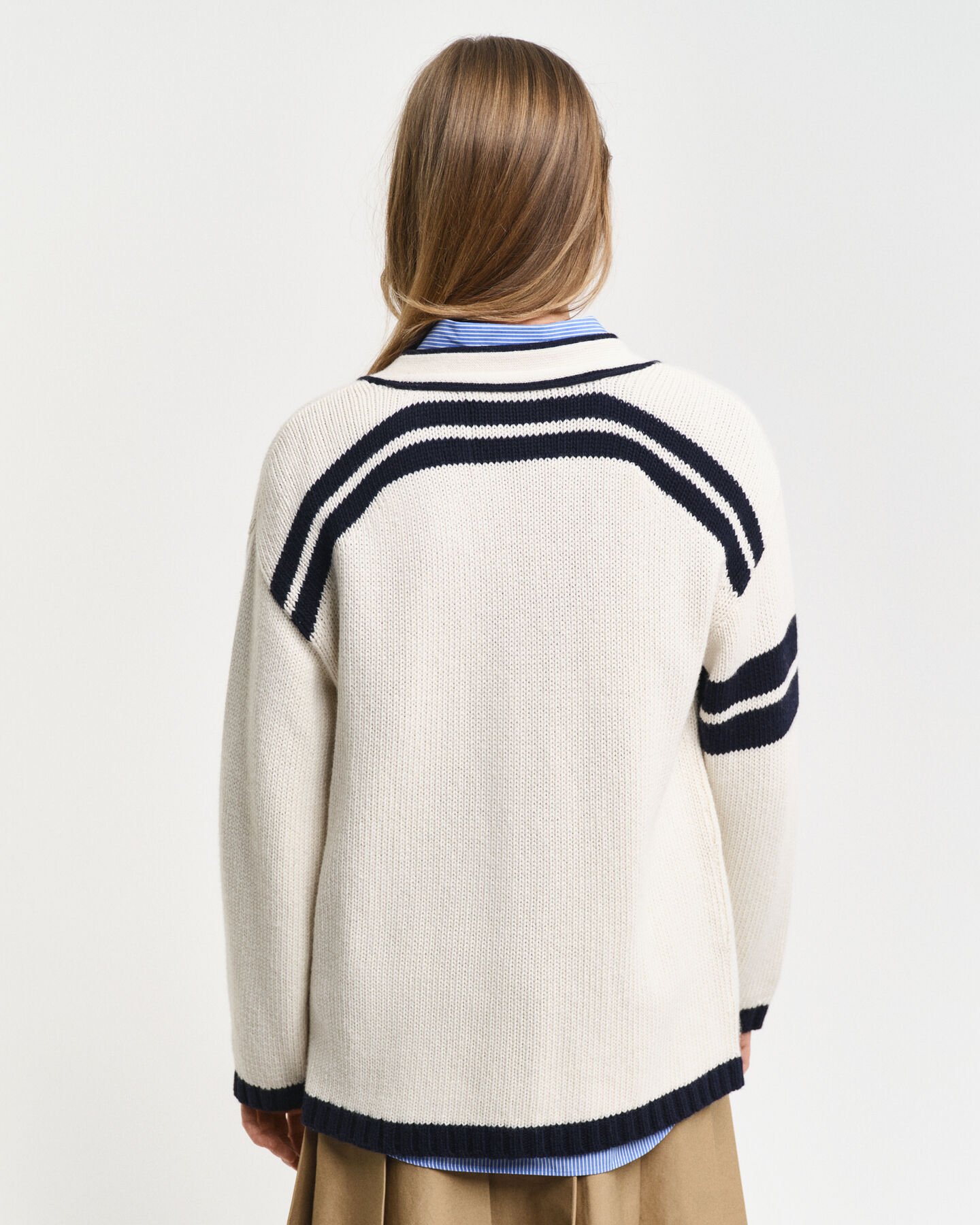 Cardigan GANT Varsity con scollo a V