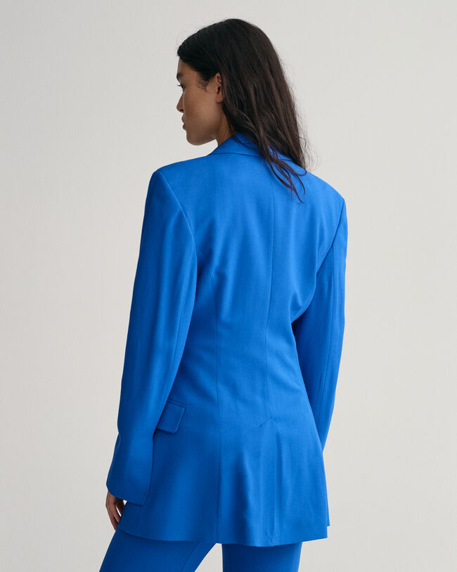 Blazer aderente a spalla ampia