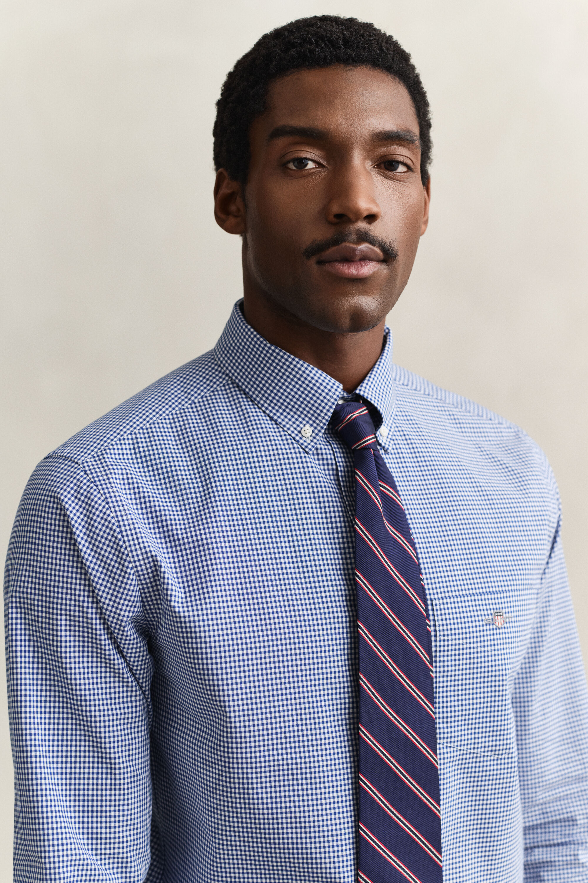 Camicia classica in popeline percalle