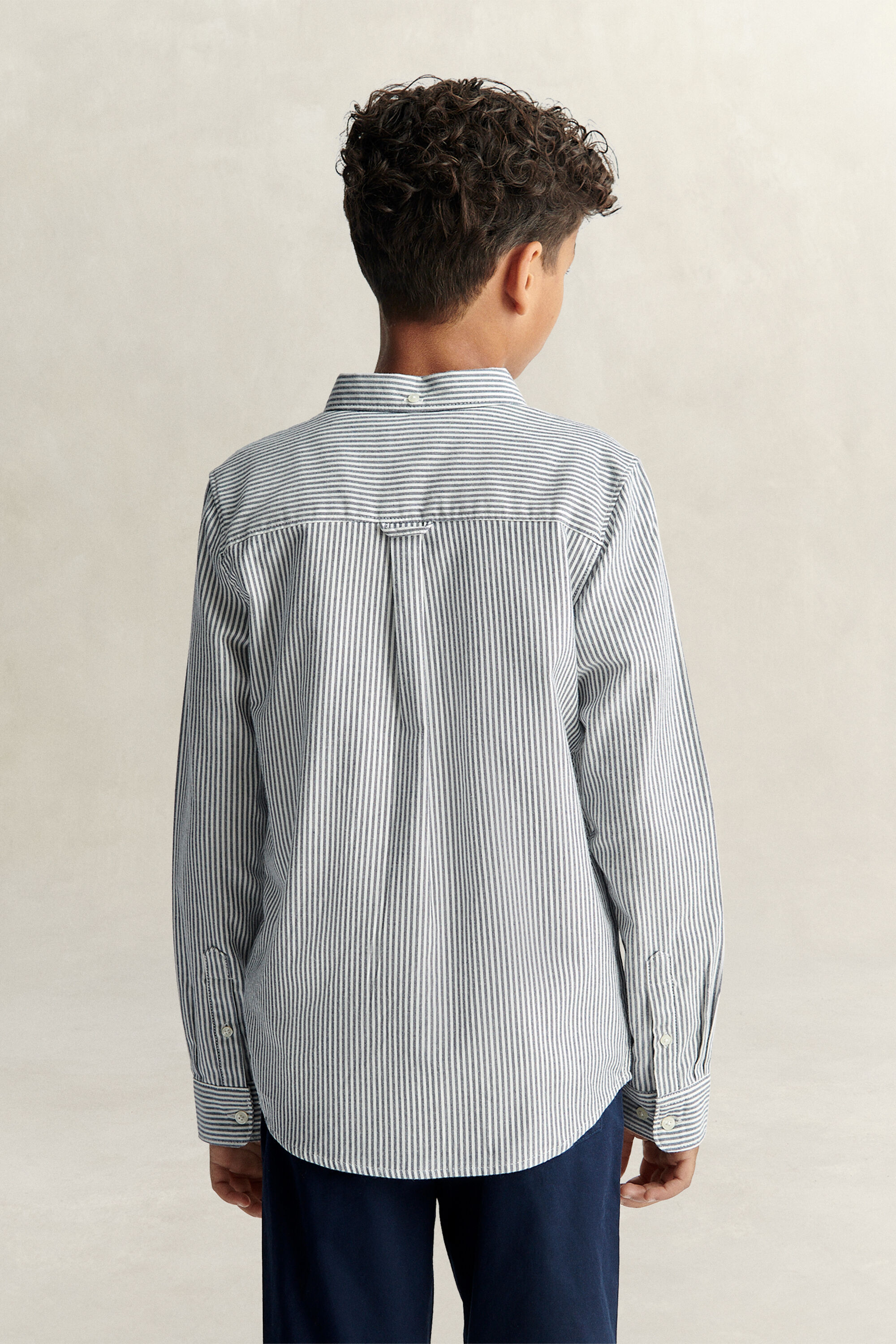 Camicia Oxford a righe Shield Teen Boys