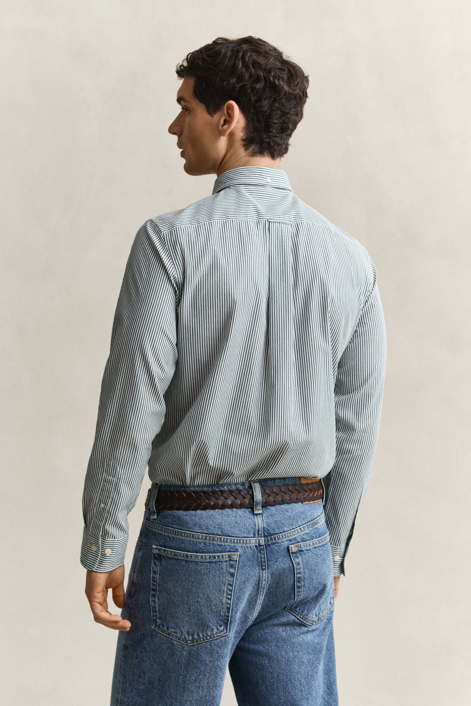Camicia in popeline a righe Classic regular