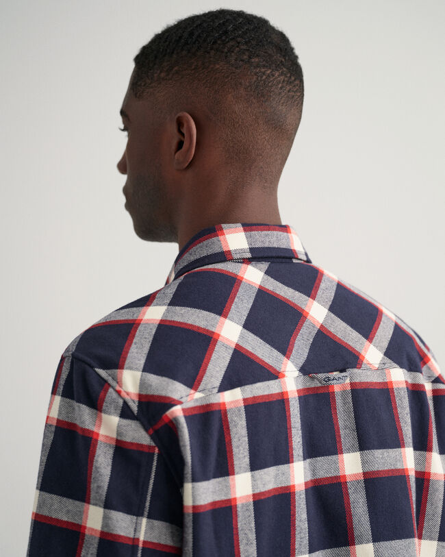 Camicia giacca in flanella a quadri