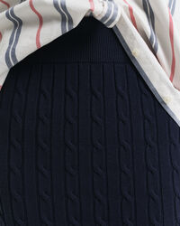 Gonna a trecce in cotone elasticizzato