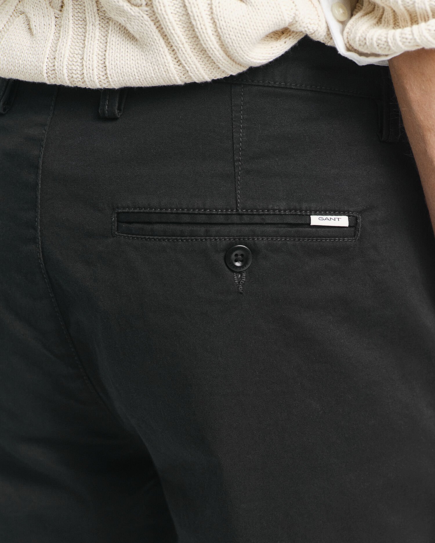 Pantaloni chino in twill regular fit