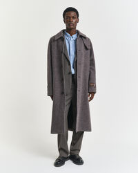 Giacca da abito con motivo a spina di pesce