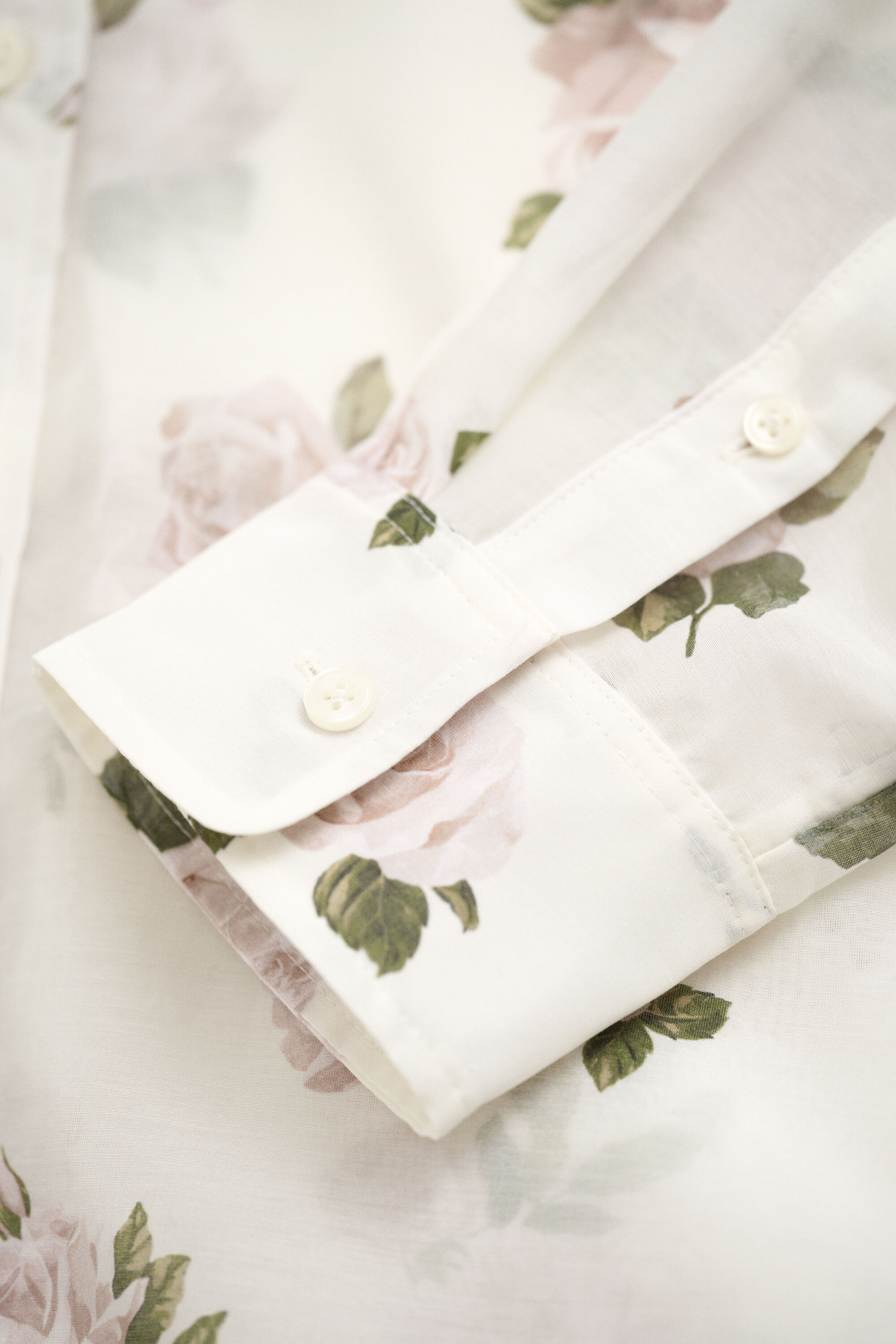Camicia in cotone e seta