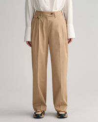 Pantaloni chino con pinces
