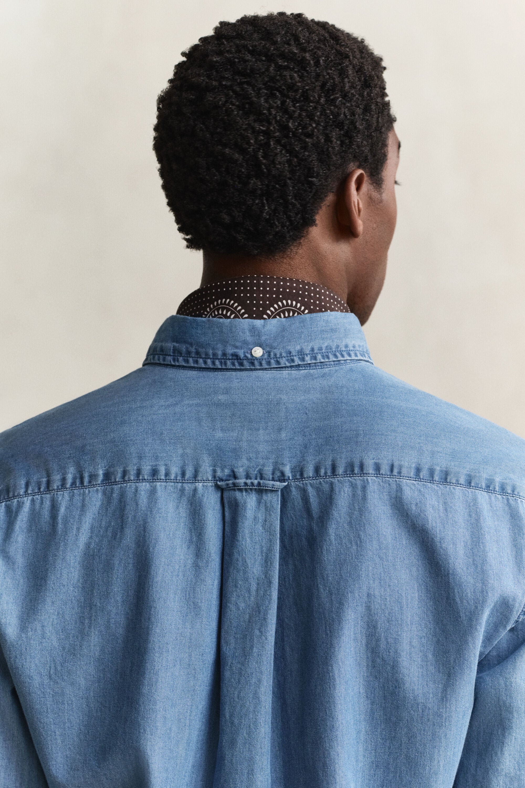 Camicia indaco regular fit