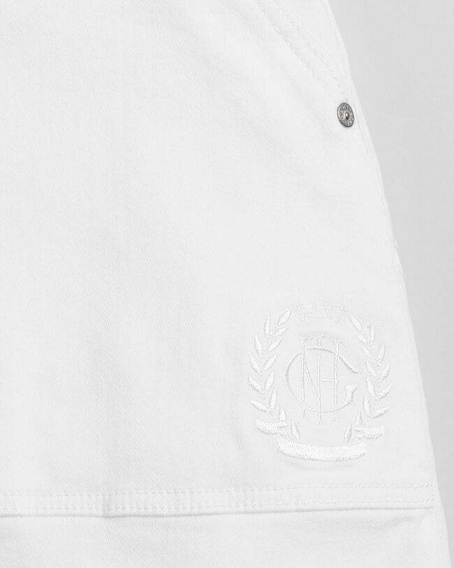 Gonna in twill con tasca applicata teen girls