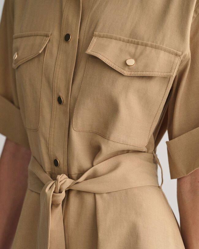 Abito chemisier a maniche corte Utility