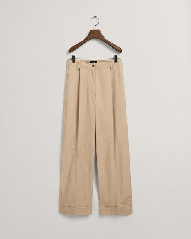 Pantaloni chino Turn-Up relaxed fit