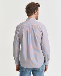 Camicia classica in popeline a righe regular fit
