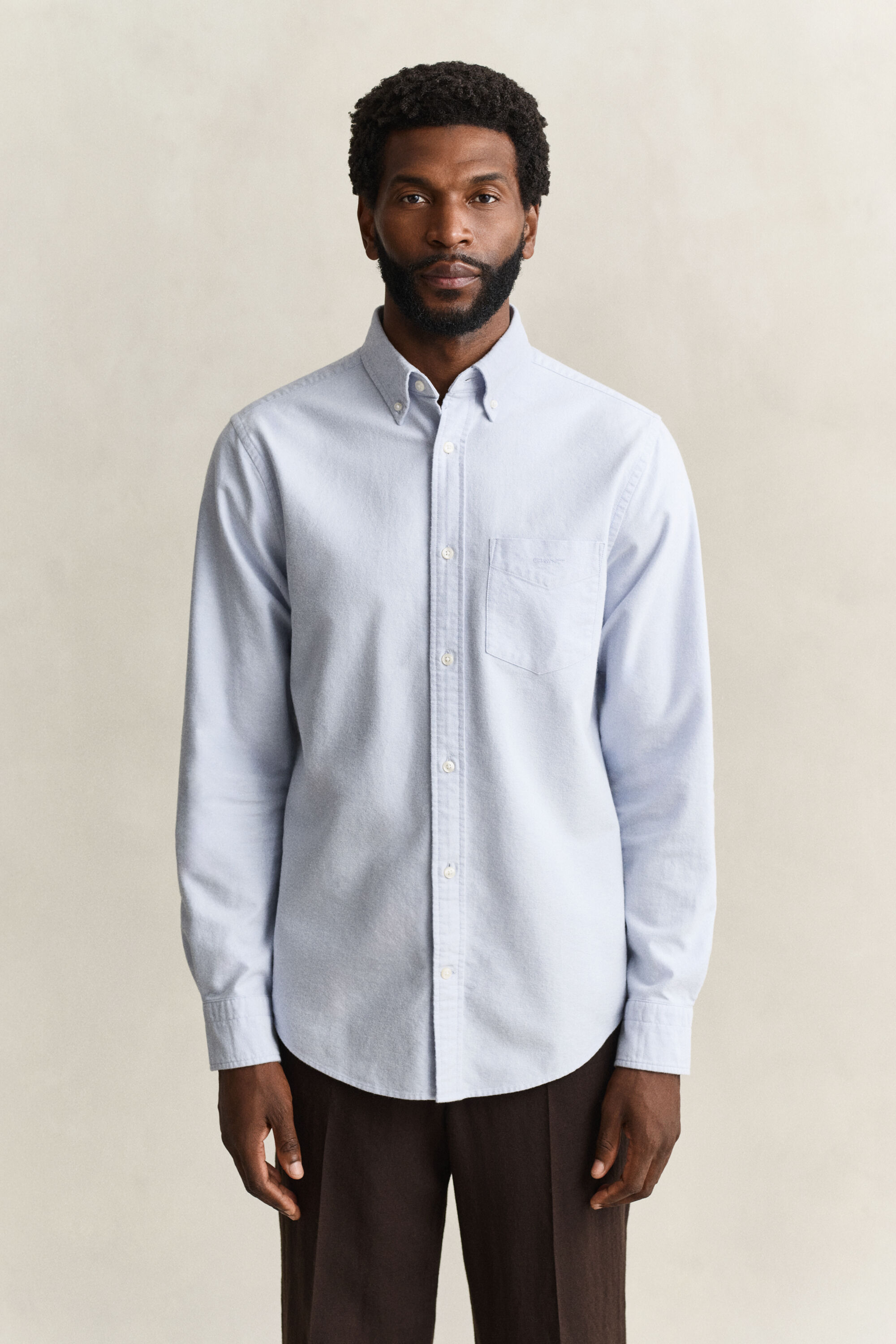 Camicia Oxford spazzolata
