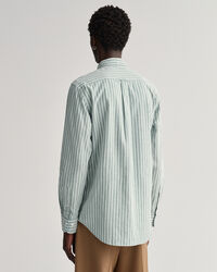 Camicia in Oxford leggero a righe regular fit