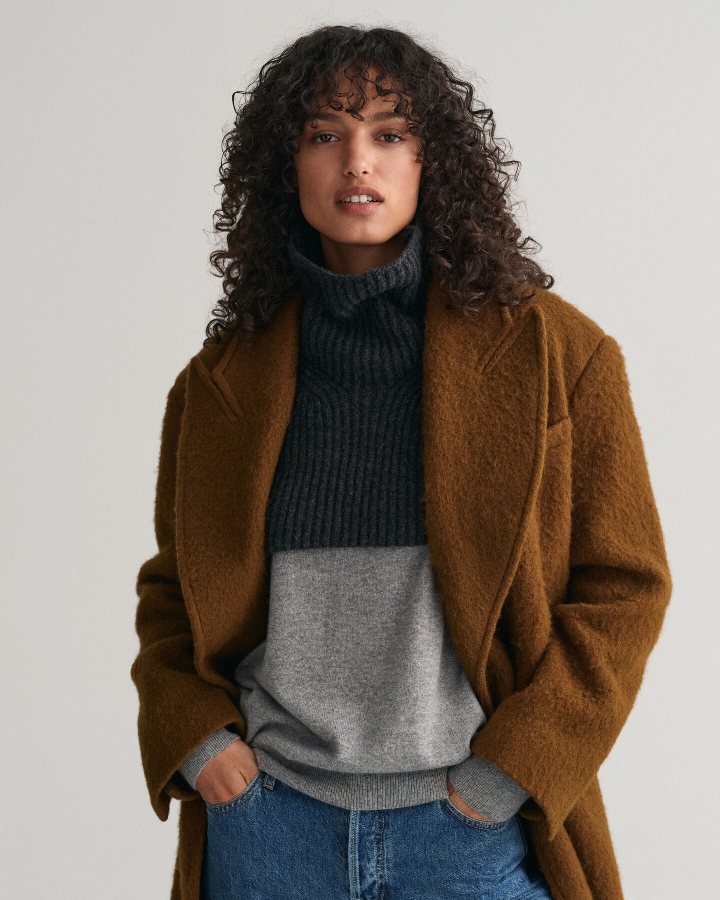 Pettorina in maglia a coste