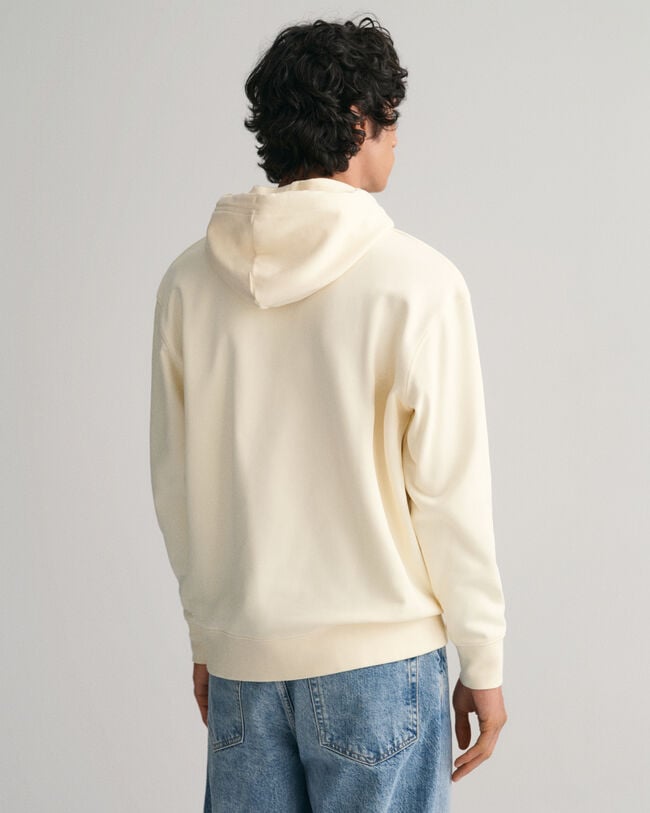 Felpa con cappuccio Script Graphic