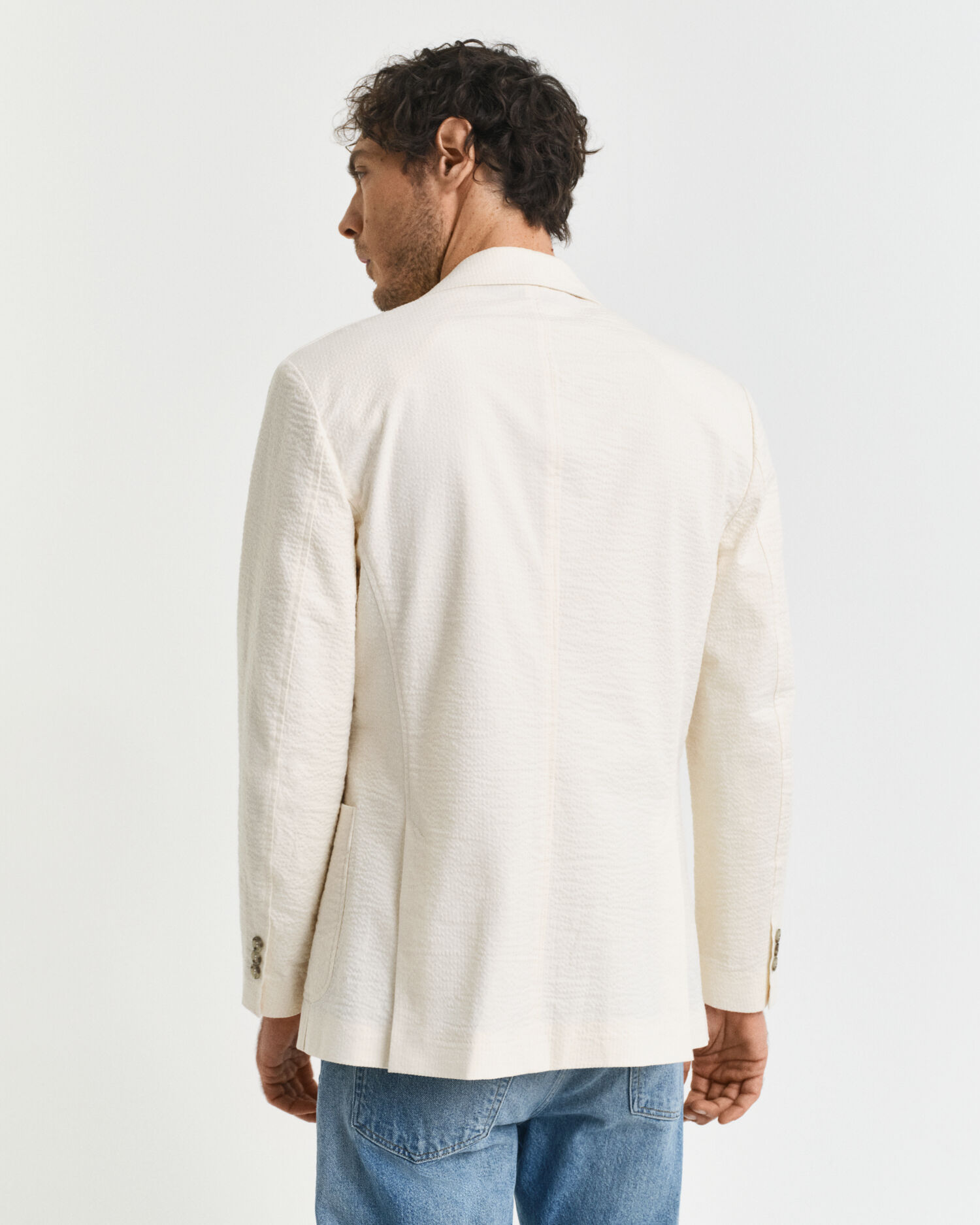 Giacca per abito seersucker slim fit