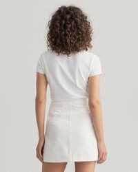 Polo in piqu&eacute; con colletto a contrasto