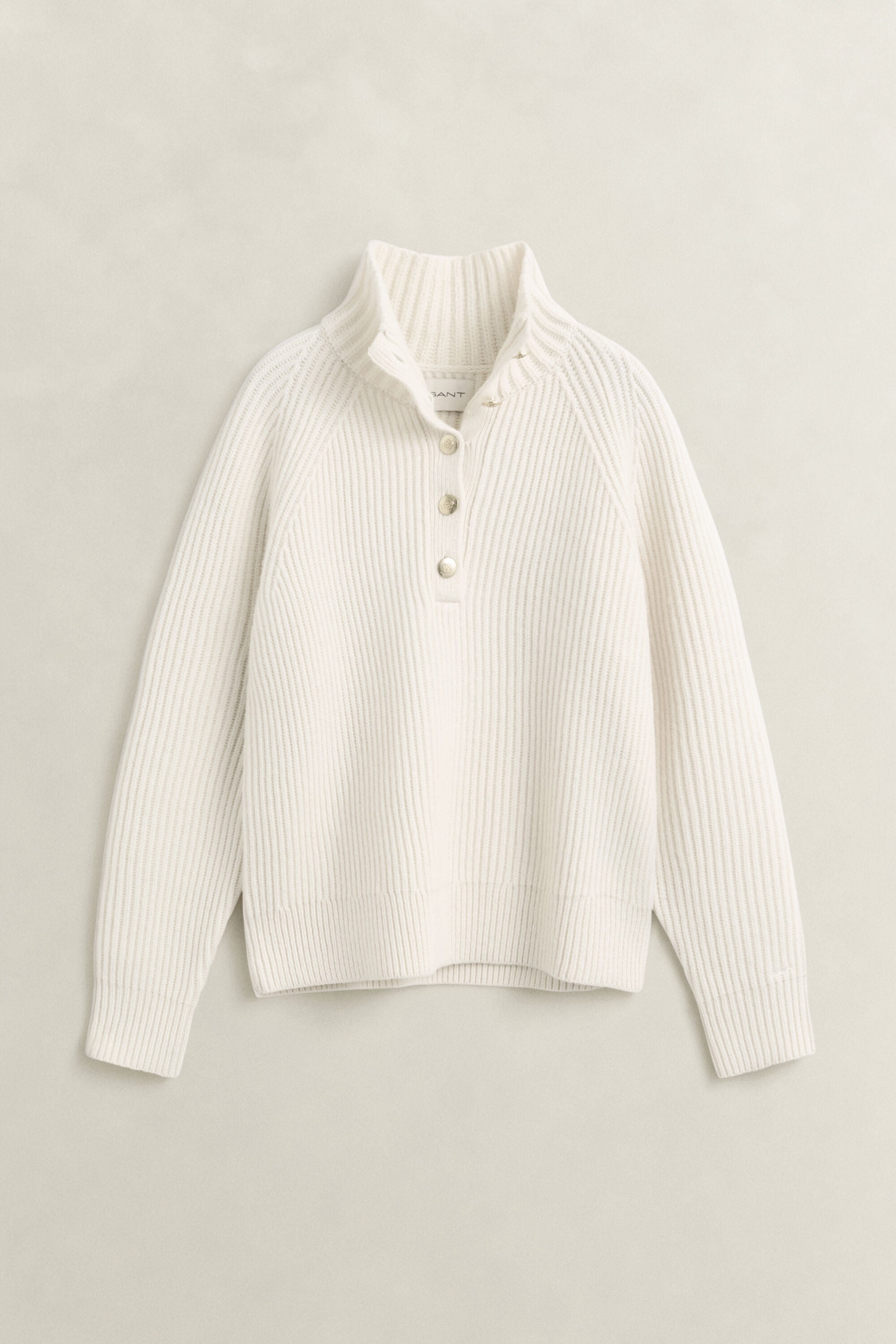 Maglia in lana d'agnello con bottoni