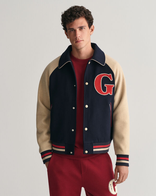 GANT Varsity Jacket in lana