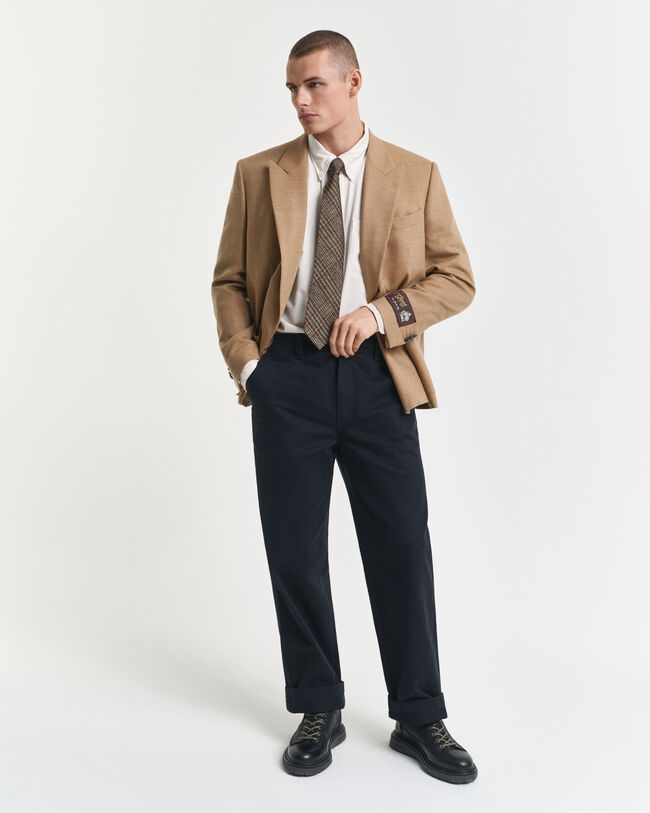 Blazer Club in flanella Camel