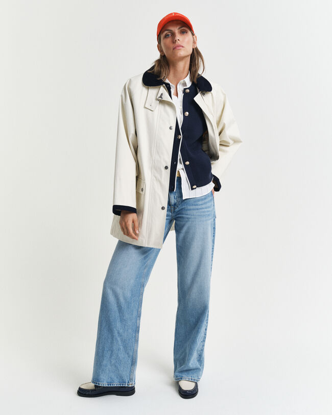 Giacca in cotone a maglia