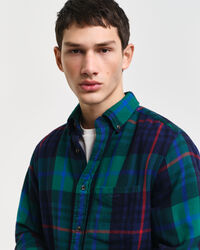 Camicia in twill a quadri regular fit