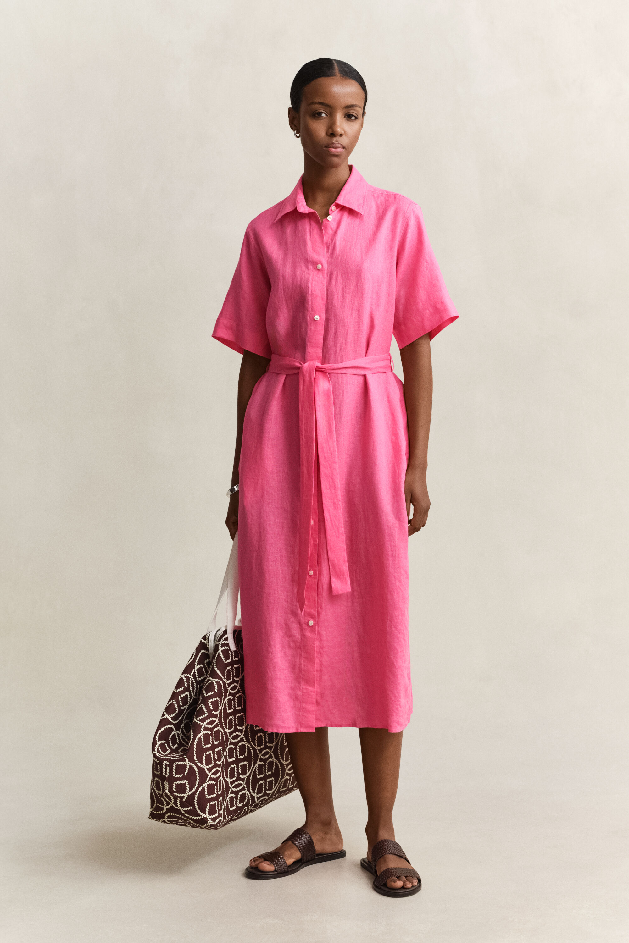 Abito chemisier in lino