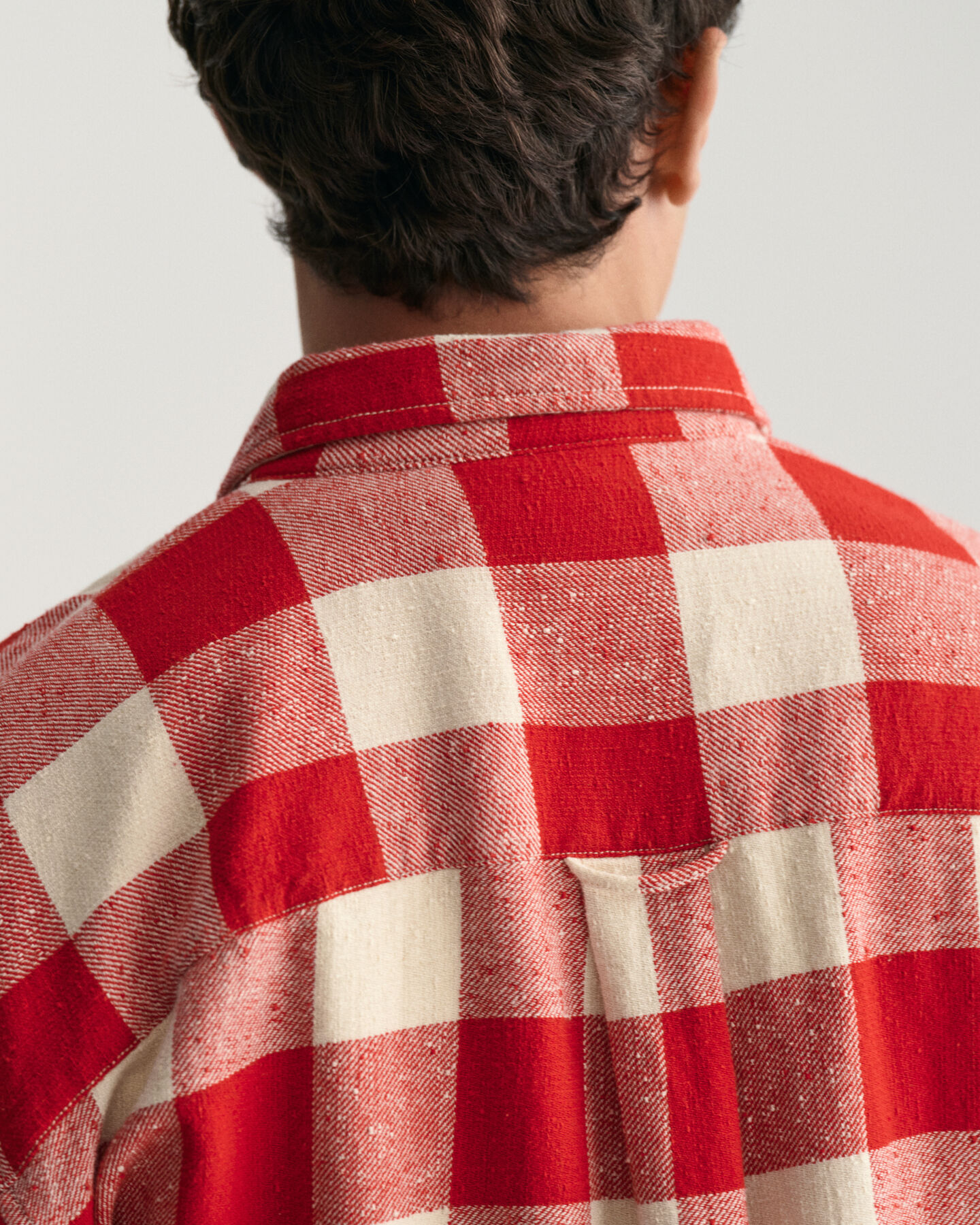 Camicia a quadri Buffalo testurizzata oversize