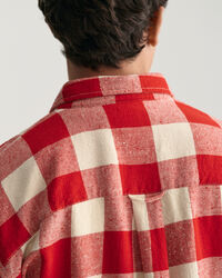 Camicia a quadri Buffalo testurizzata oversize