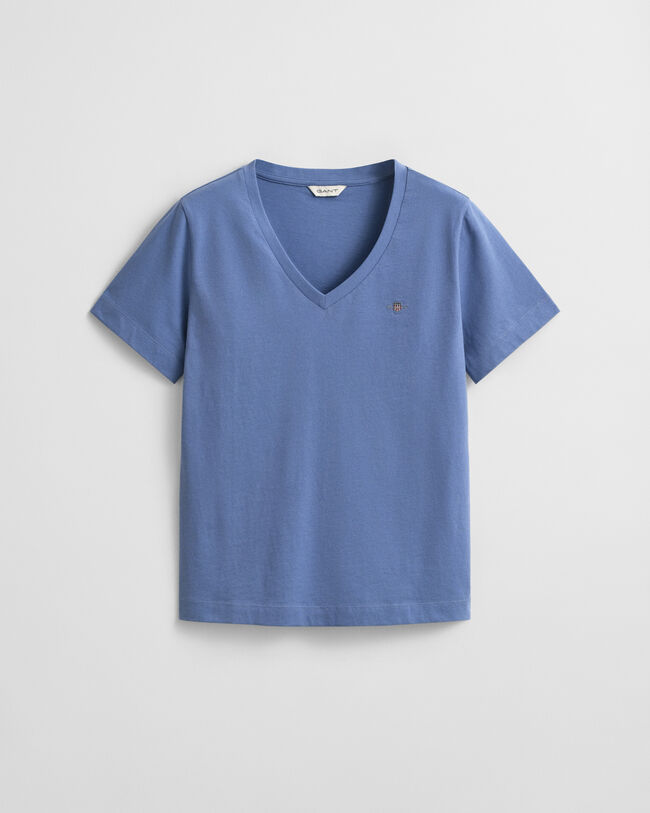 T-shirt Shield con scollo a V