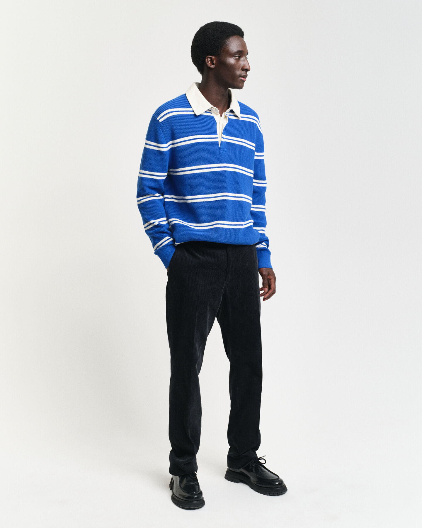 Rugger in cotone a coste