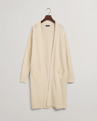 Cardigan in lana lungo