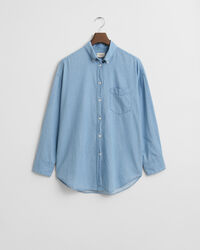 Camicia in chambray oversize