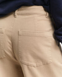 Pantaloni alla caviglia ampi in cotone