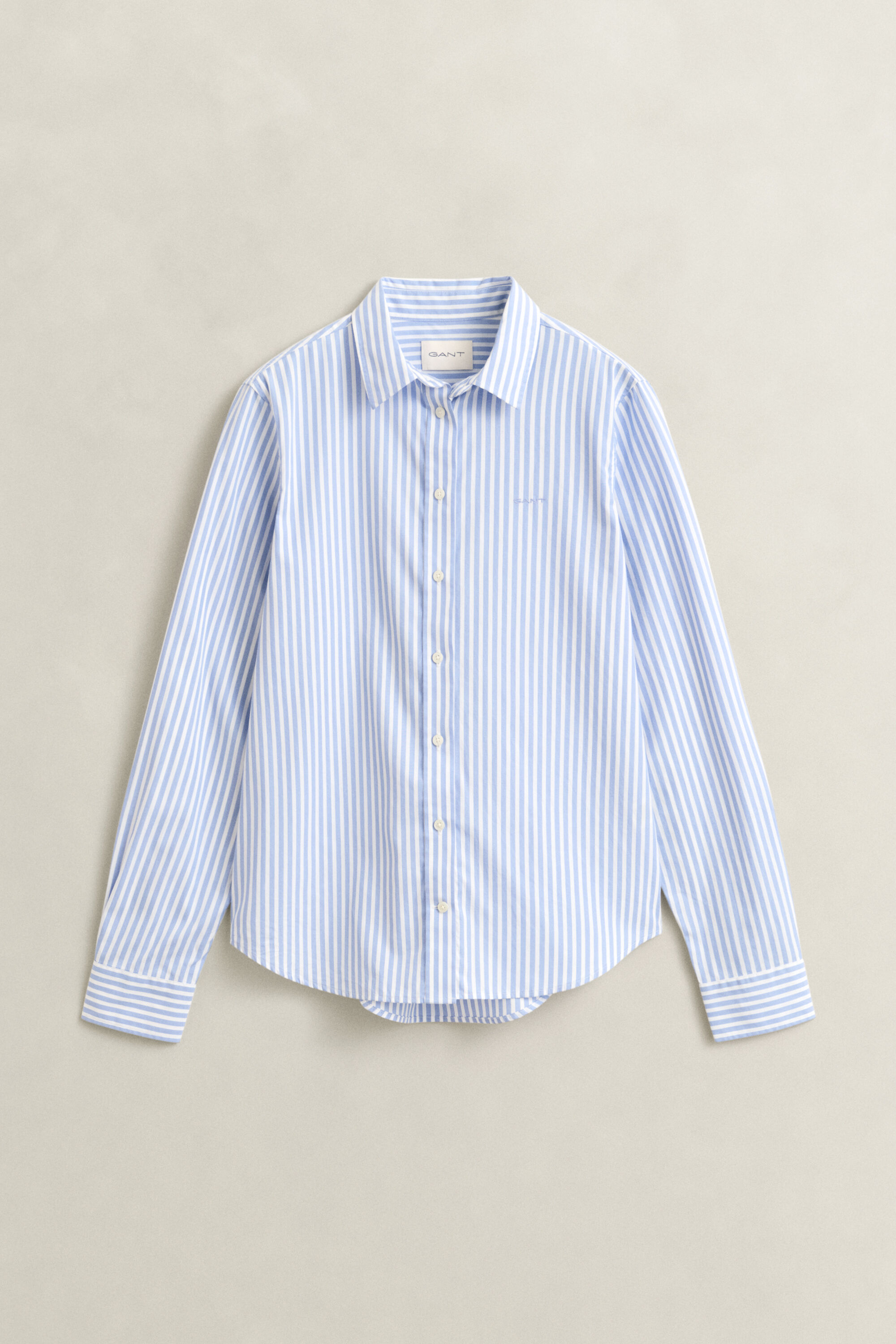 Camicia classica in popeline a righe regular fit