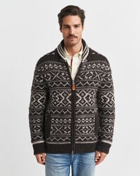 Cardigan jacquard