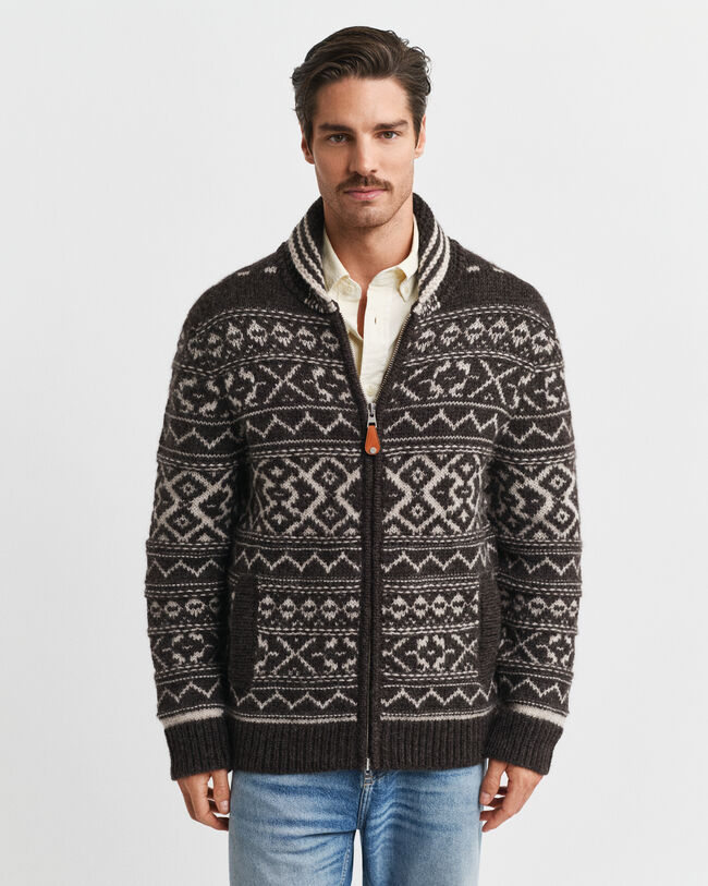 Cardigan jacquard