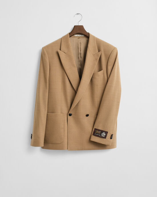 Blazer Club in flanella Camel