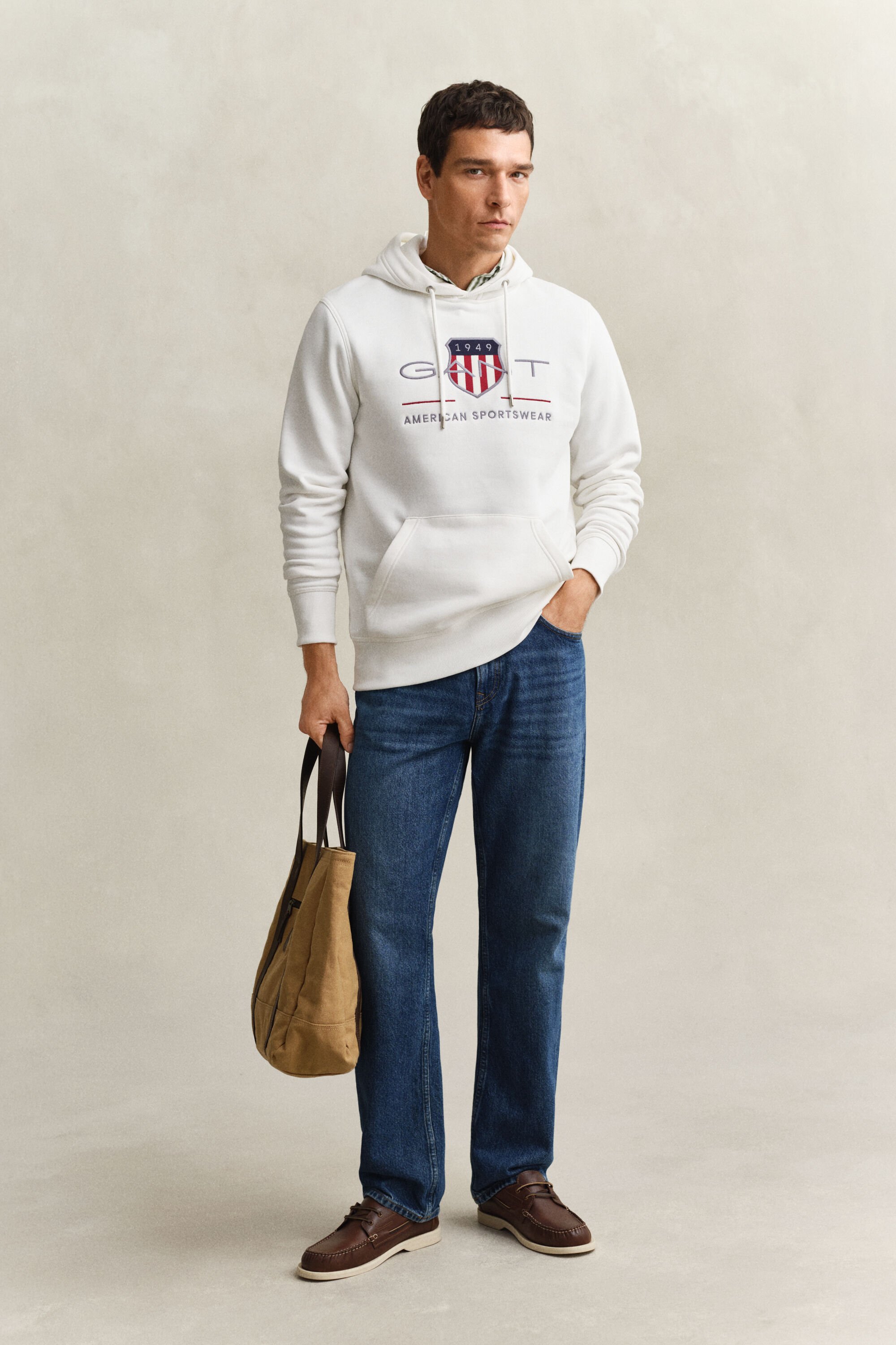 Felpa Archive Shield con cappuccio