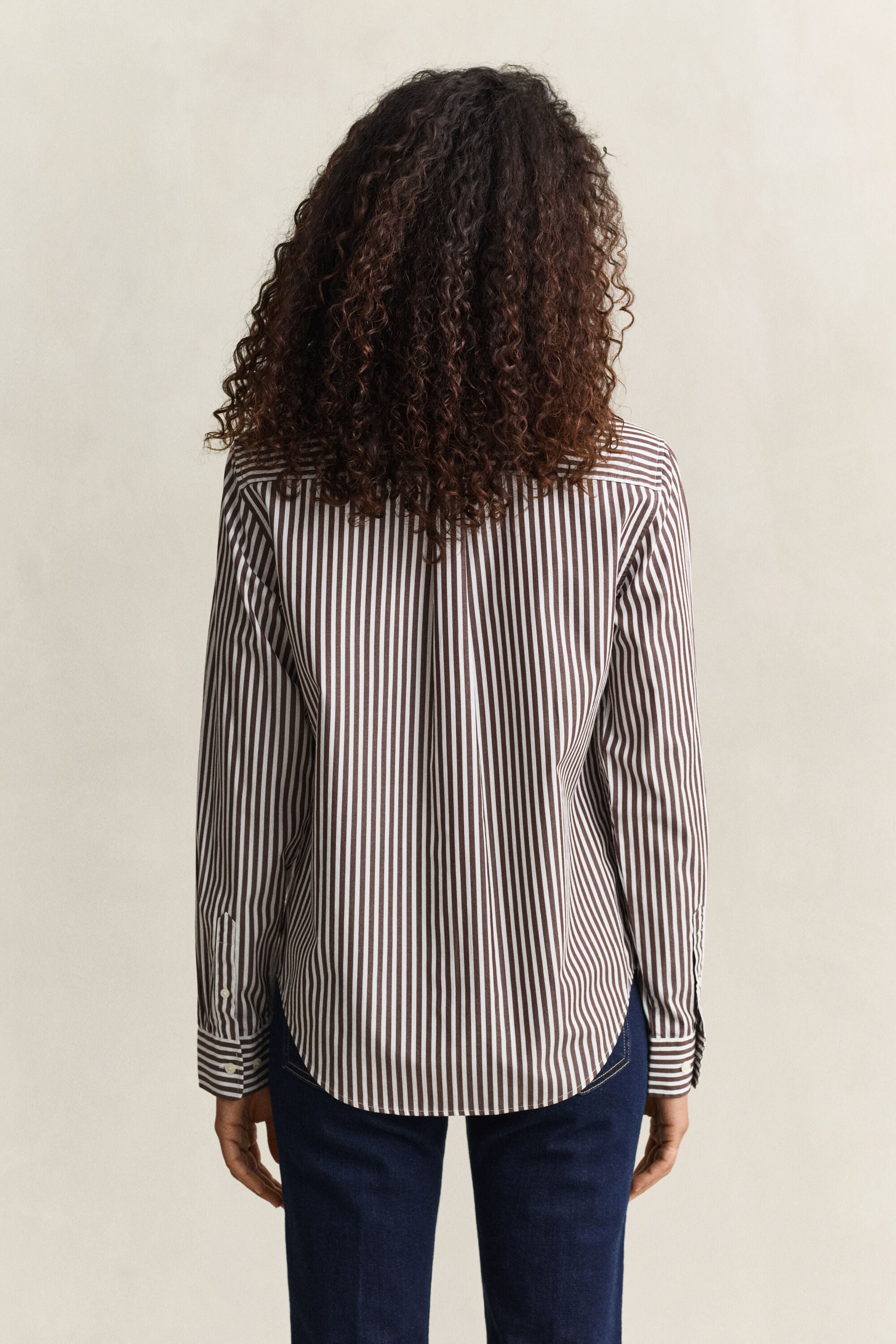 Camicia in popeline a righe Classic regular