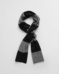 Sciarpa in maglia a righe