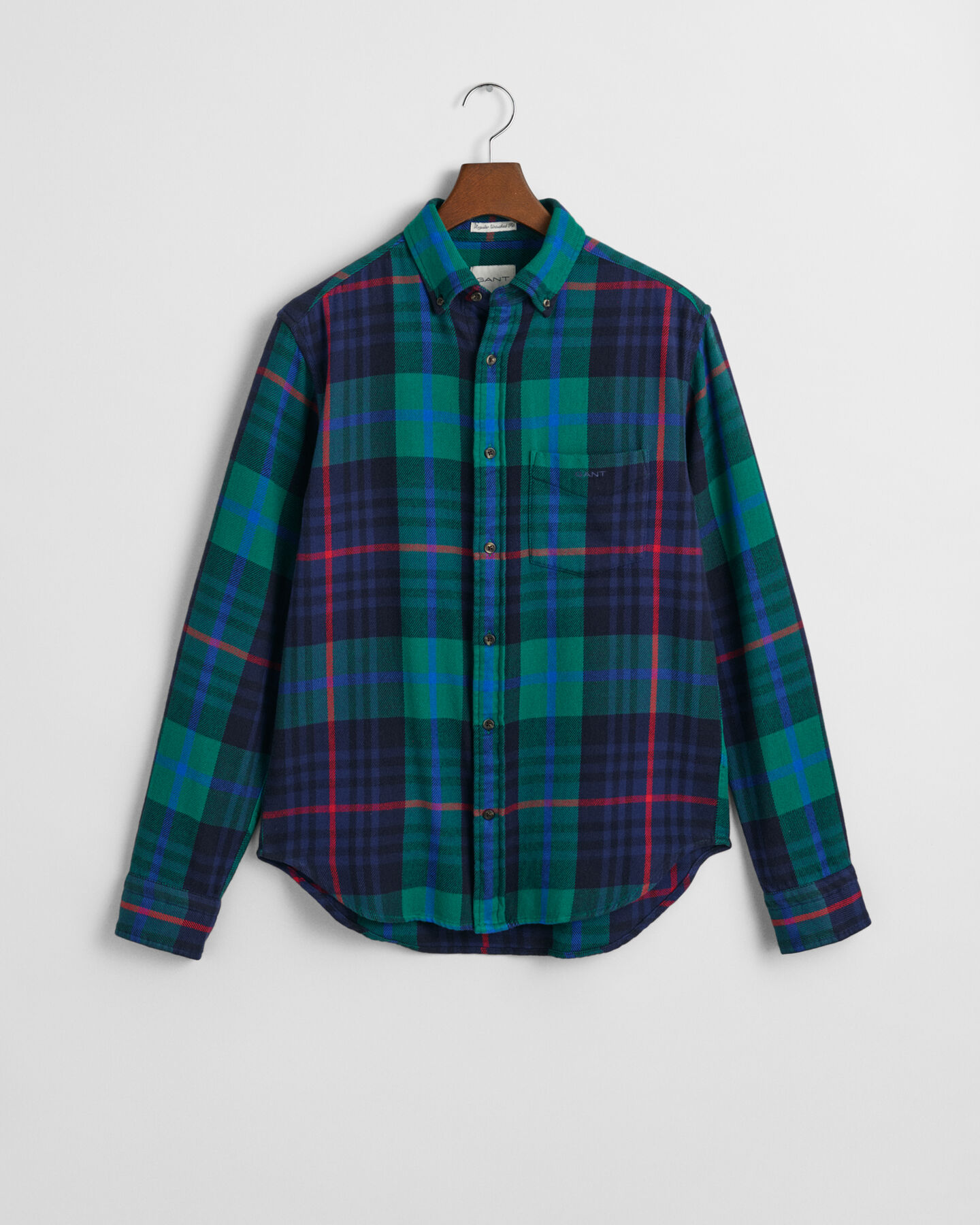 Camicia in twill a quadri regular fit