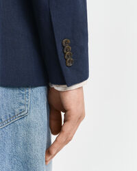 Giacca da abito in lino-cotone slim fit