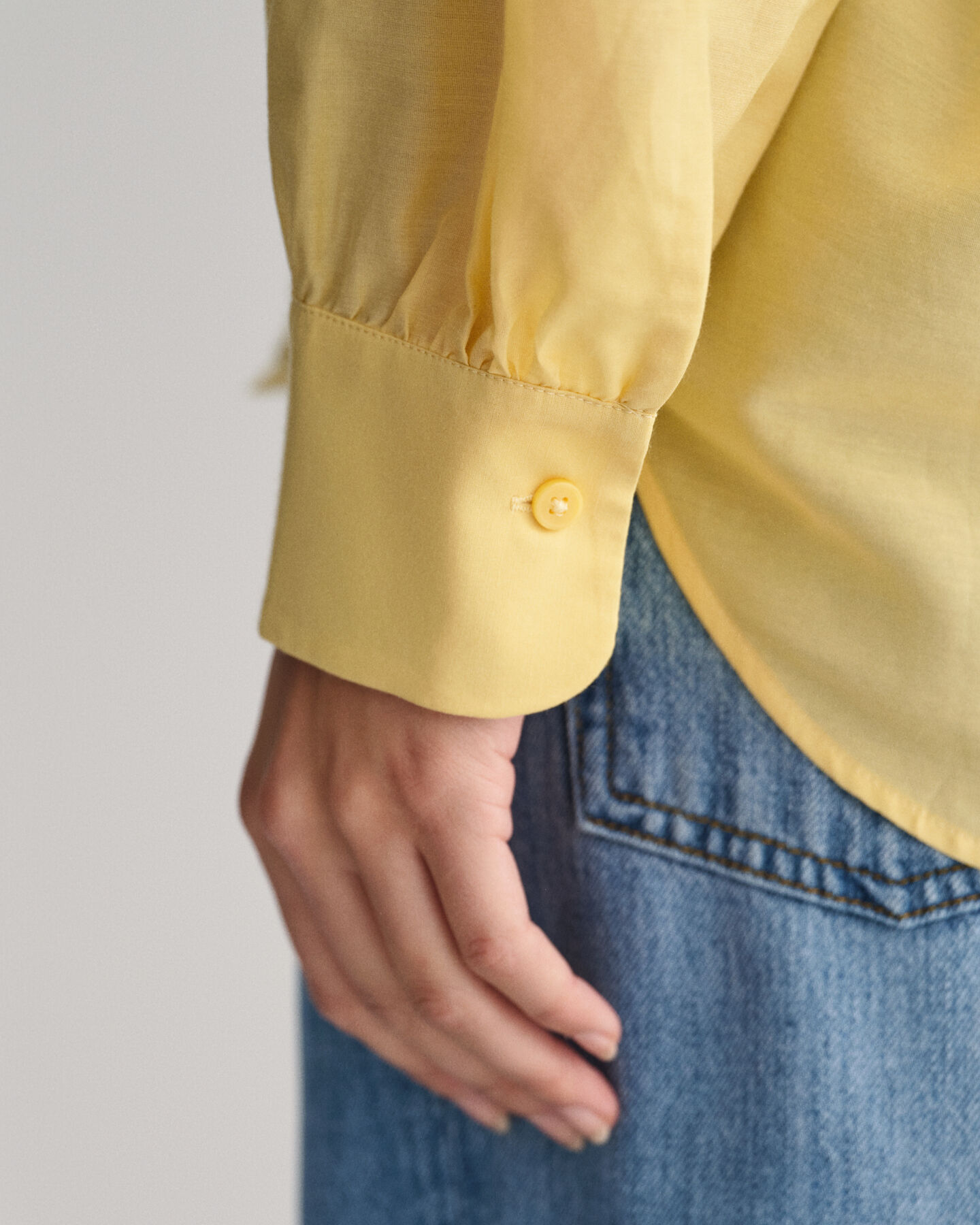 Blusa in misto seta-cotone