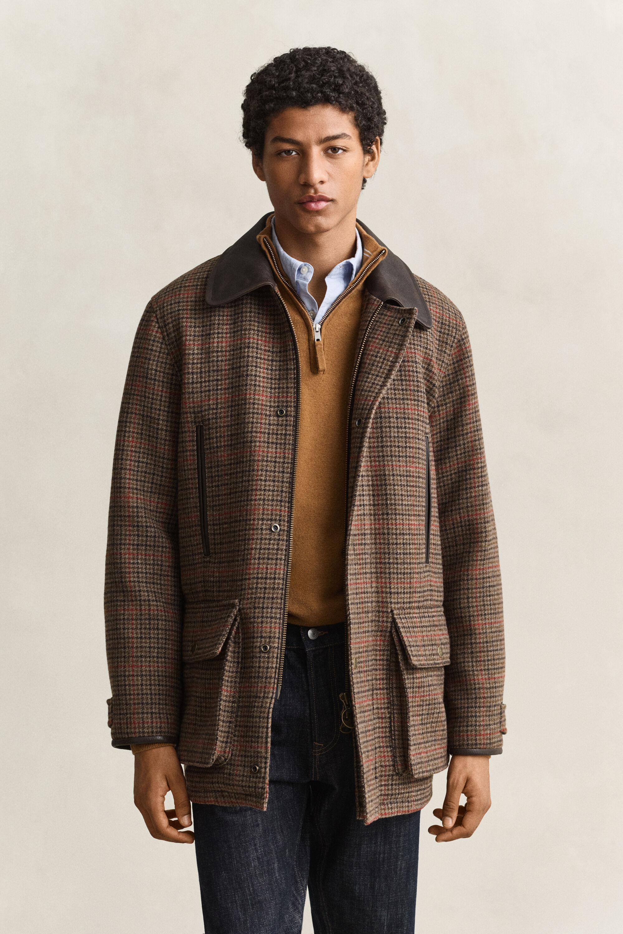 Giacca Decker in tweed britannico
