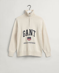 Maglia Retro Shield con zip corta