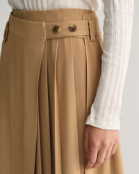 Gonna a portafoglio chino con pinces